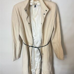 Bebe Beige / Off White Women's Coat